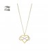 Goudkleurige Hart Ketting - Stijlvol & Trendy